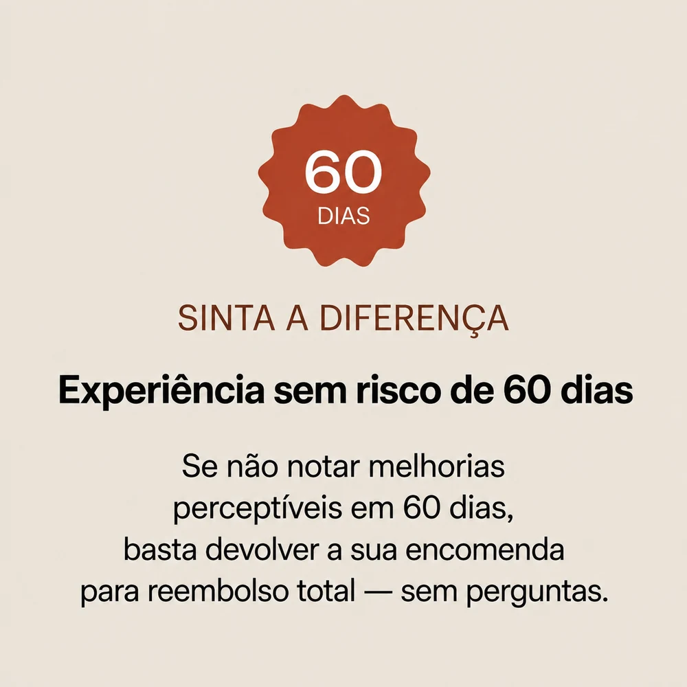 Garantia de 60 dias: experiência sem risco